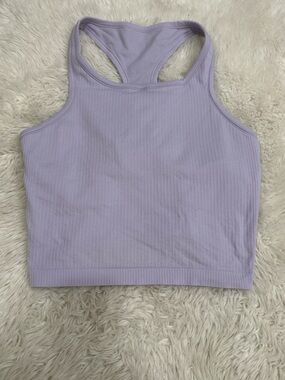 lululemon athletica ebb to street Ribbed Racerback Crop Tank